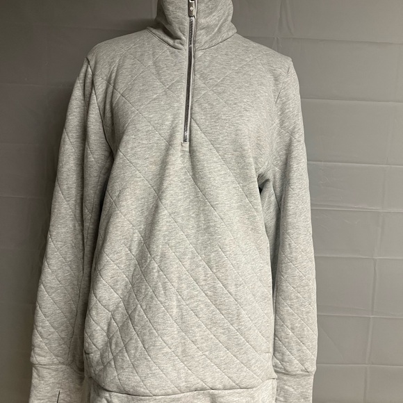 lululemon athletica Other - Lululemon Athletica Light Gray Half-Zip Pullover